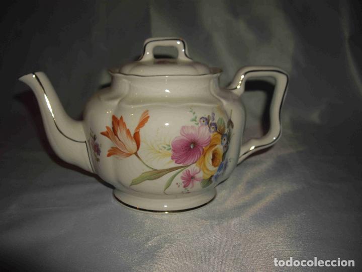 Vintage: TETERA PORCELANA FLORES 4 - Foto 1