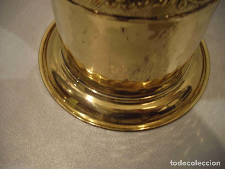 Vintage: BOTELLERO LATON HOJAS - Foto 5