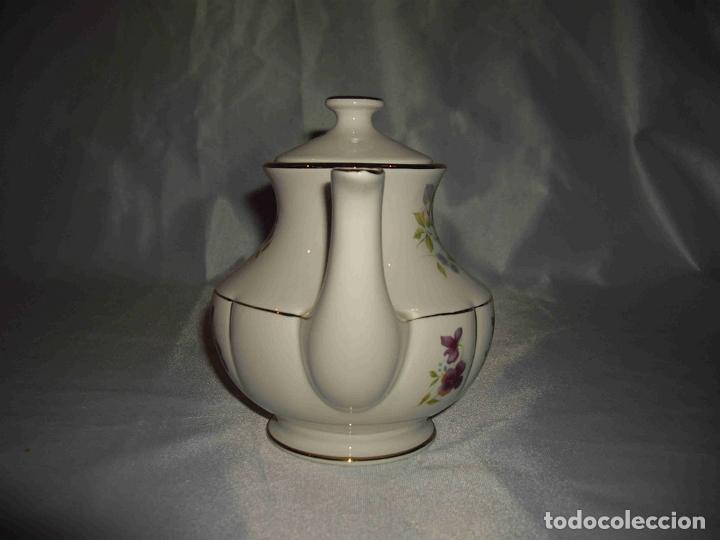 Vintage: TETERA PORCELANA FLORES 7 - Foto 2
