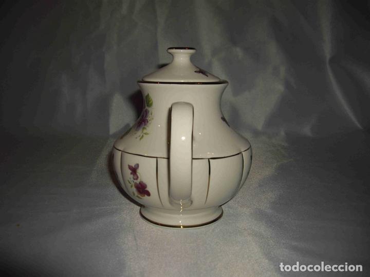 Vintage: TETERA PORCELANA FLORES 7 - Foto 4