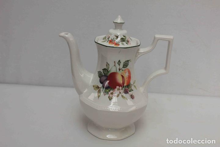 Vintage: CAFETERA PORCELANA INGLESA FRUTAL - Foto 3