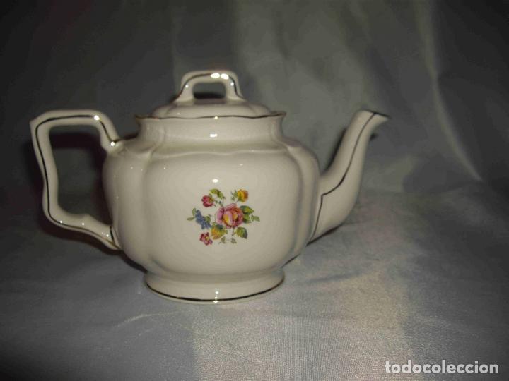 Vintage: TETERA PORCELANA FLORES 2 - Foto 3