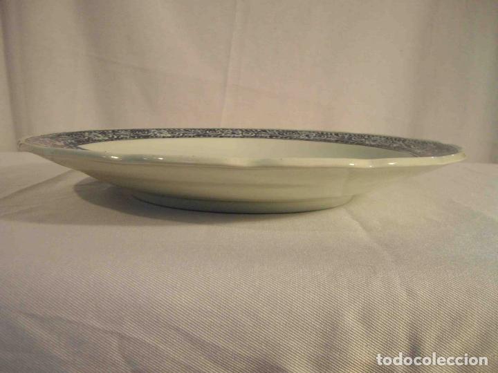 Vintage: PLATO CENTRO MESA PORCELANA DELFT 4 - Foto 6