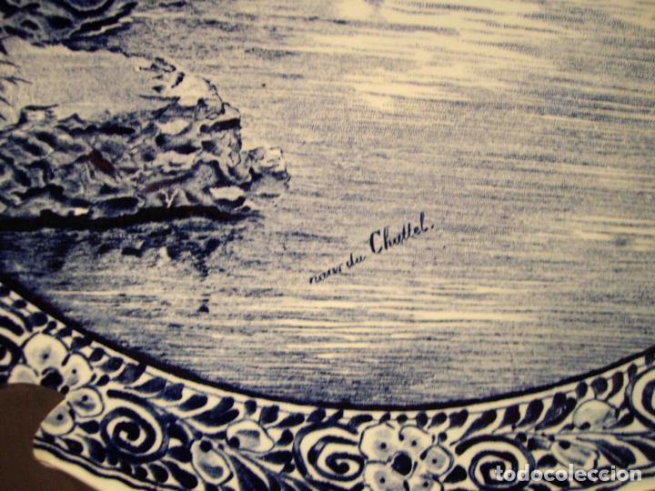 Vintage: PLATO CENTRO MESA PORCELANA DELFT 5 - Foto 5