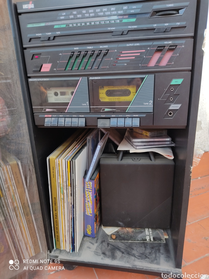cadena musical con toca discos y cinta de casse - Compra venta en  todocoleccion