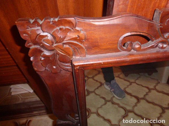 Vintage: ESPEJO DE MADERA TALLADA. - Foto 3