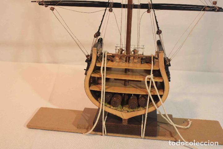 Vintage: MAQUETA SECCION USS CONSTITUTION - Foto 7
