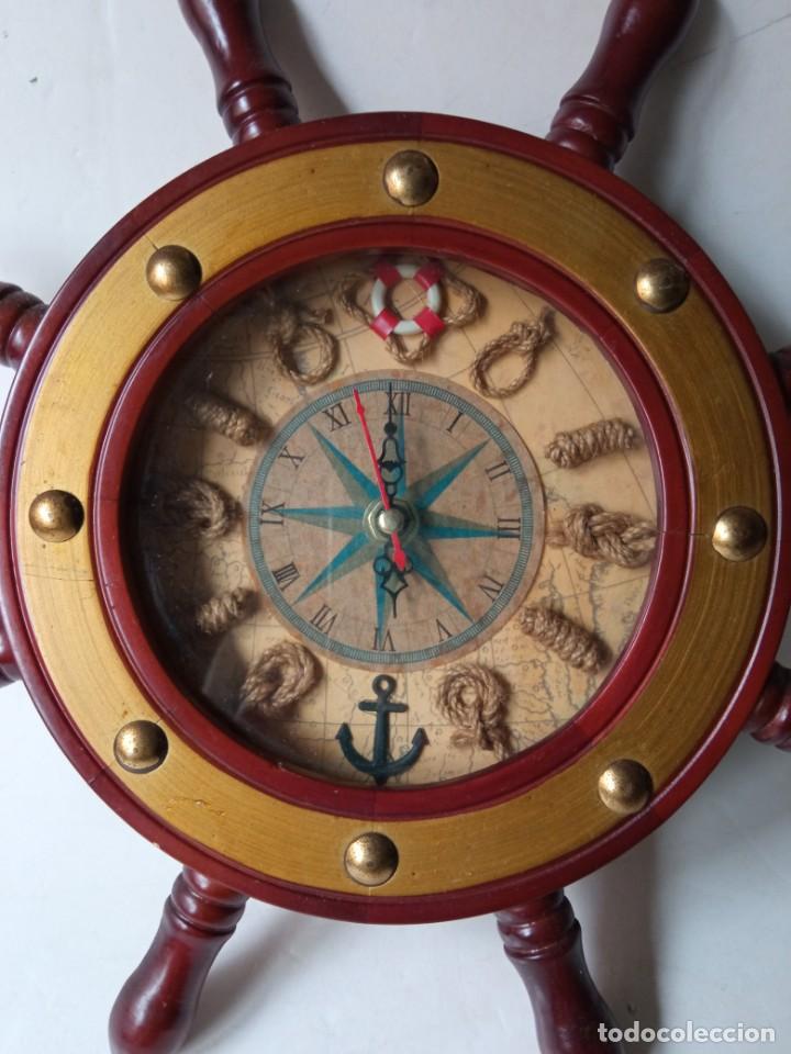Vintage: Tim&oacute;n de madera reloj - Foto 2