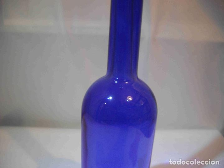 Vintage: BOTELLA CRISTAL TAPON VERDE C - Foto 3
