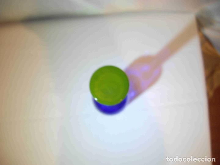 Vintage: BOTELLA CRISTAL TAPON VERDE C - Foto 5
