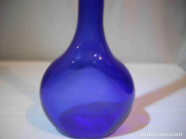 Vintage: BOTELLA CRISTAL TAPON VERDE B - Foto 3