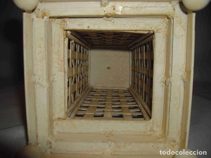 Vintage: CANTELABROS METAL BLANCO - Foto 6