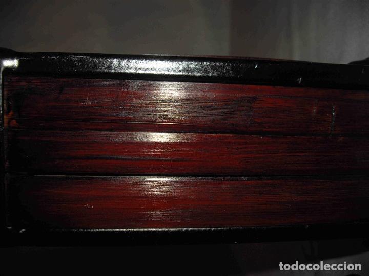 Vintage: CANDELABROS MADERA MARRON - Foto 3