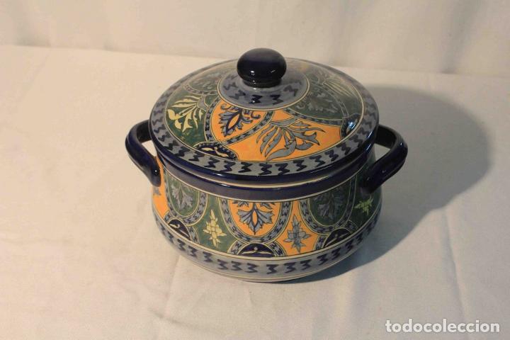 Vintage: CAZUELA ESMALTADA VERDE - Foto 2