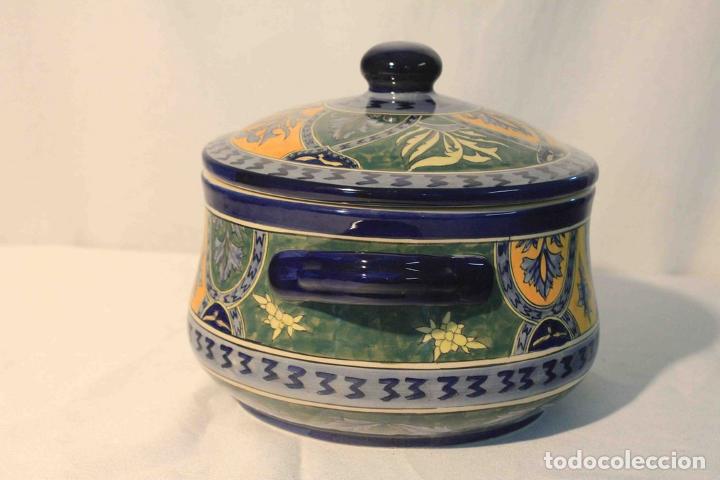 Vintage: CAZUELA ESMALTADA VERDE - Foto 4