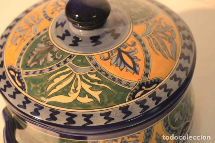 Vintage: CAZUELA ESMALTADA VERDE - Foto 5