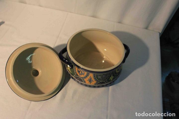 Vintage: CAZUELA ESMALTADA VERDE - Foto 7