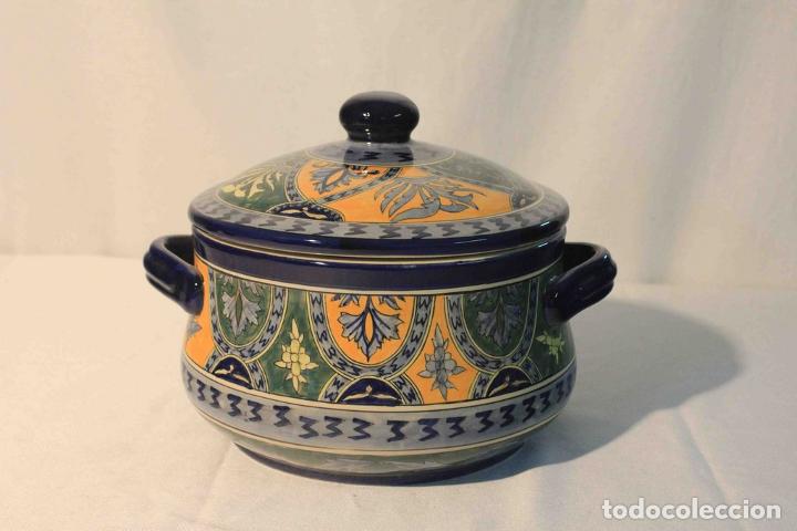 Vintage: CAZUELA ESMALTADA VERDE - Foto 1