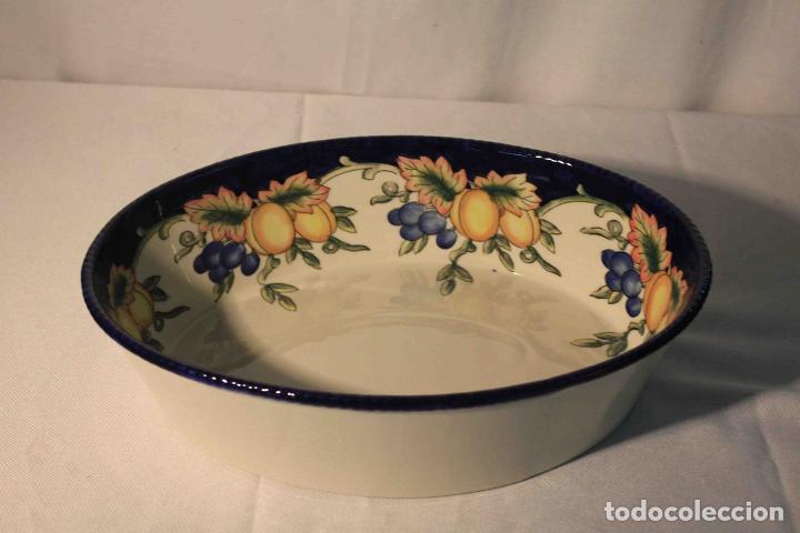 Vintage: ENSALADERA OVAL MELOCOTONES - Foto 2