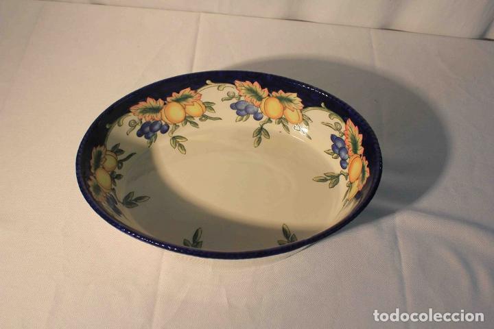 Vintage: ENSALADERA OVAL MELOCOTONES - Foto 1