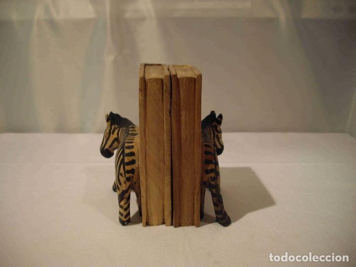 Vintage: APOYALIBRO MADERA CEBRA - Foto 6