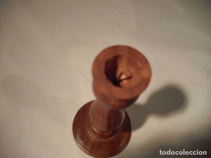 Vintage: CANDELABRO MADERA 18 - Foto 4
