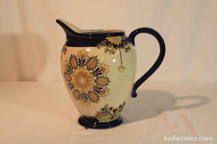 Vintage: JARRA DECORADA FLOR AMARILLA - Foto 1