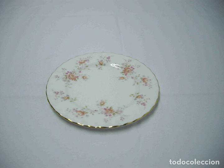 Vintage: PLATO ROYAL ALBERT PEACH ROSE 16 - Foto 2