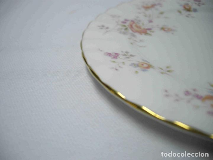 Vintage: PLATO ROYAL ALBERT PEACH ROSE 16 - Foto 5