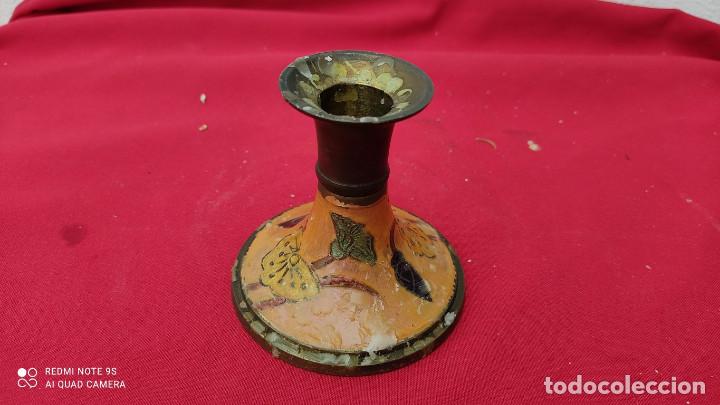 Vintage: velon de metal repujado - Foto 1