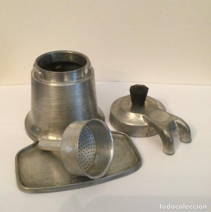 Vintage: MINI CAFETERA MIGNON 2 TAZAS ALUMINIO OMG - Foto 3