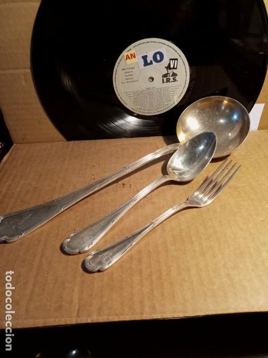 Vintage: 3 PIEZAS - ERCUIS - PLATEADO .