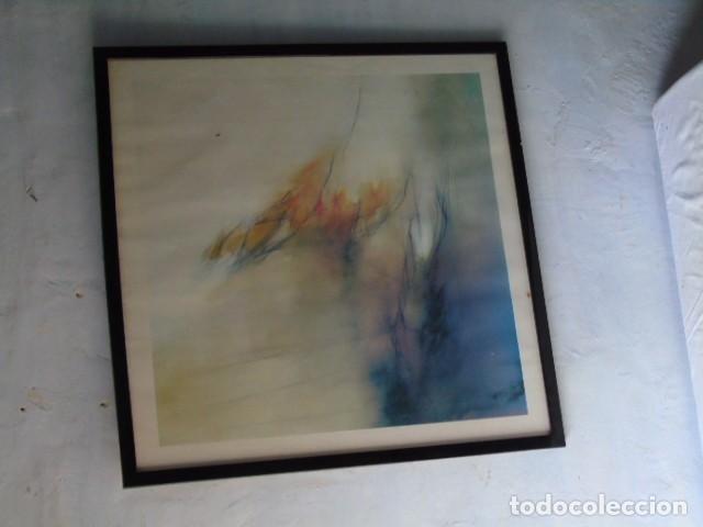 Vintage: CUADRO CON LAMINA VINTAGE FIRMADO DISE&Ntilde;O MODERNO
