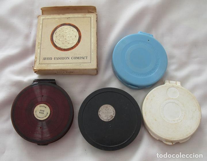 Vintage: LOTE DE CUATRO POLVERAS VINTAGE - Foto 2