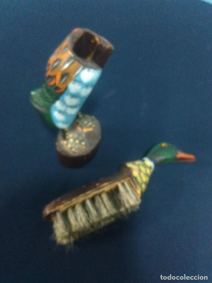 Vintage: DECORATIVO PATO MADERA CEPILLO - Foto 2