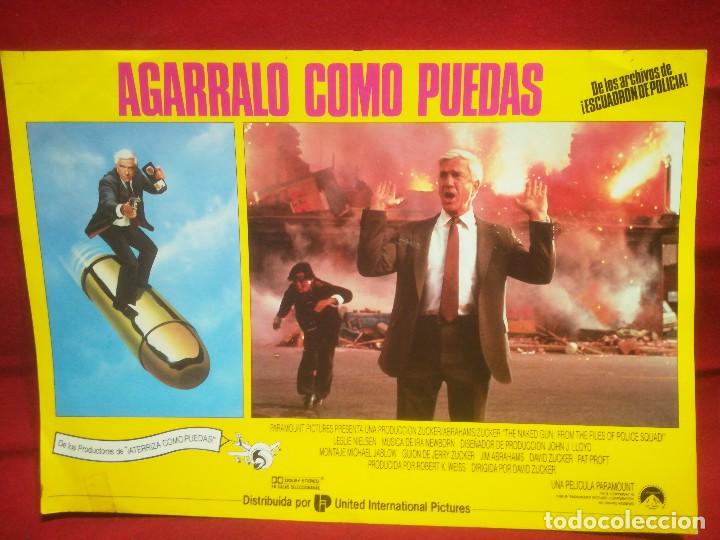 Agarrado como puedas