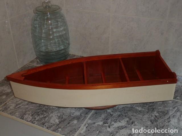 Vintage: Estanteria miniaturas en forma de Bote - Foto 9