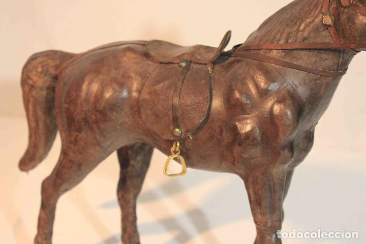 Vintage: CABALLO CUERO 30 cm - Foto 3