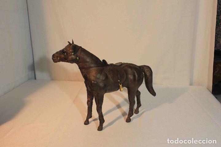Vintage: CABALLO CUERO 30 cm - Foto 4