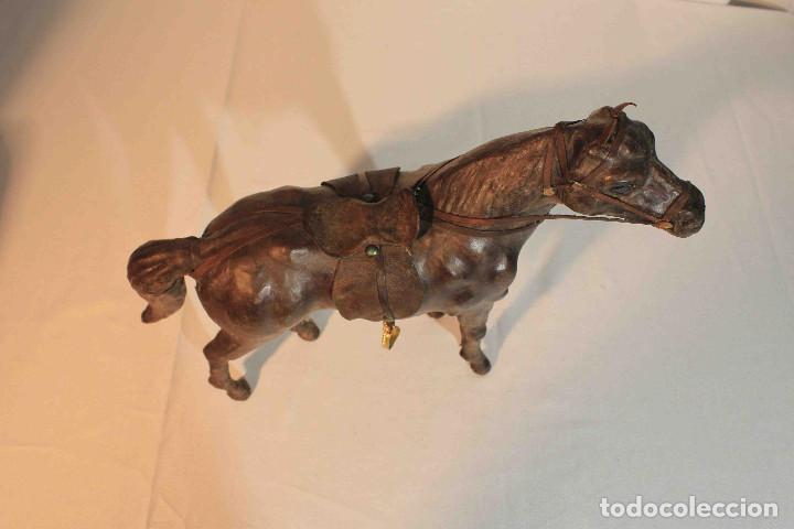 Vintage: CABALLO CUERO 30 cm - Foto 7
