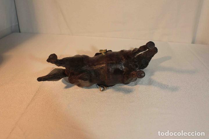 Vintage: CABALLO CUERO 30 cm - Foto 8