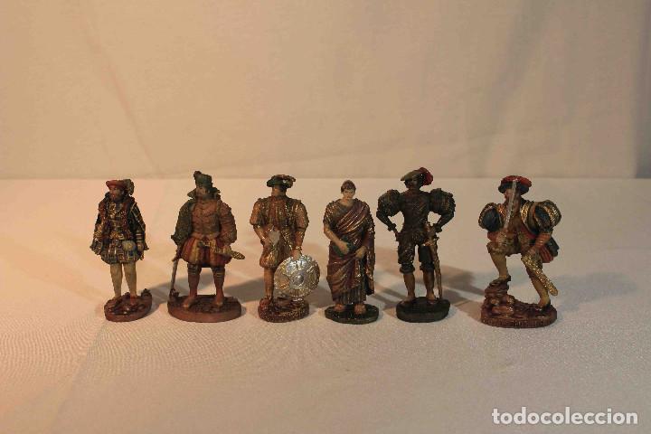 Vintage: SET 6 FIGURA RESINA EPOCA - Foto 1