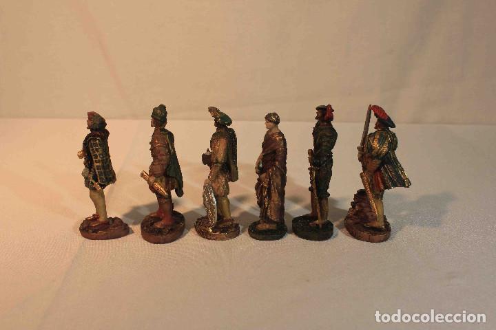 Vintage: SET 6 FIGURA RESINA EPOCA - Foto 4