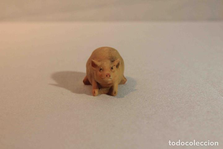 Vintage: 19 FIGURAS RESINA CERDO - Foto 2