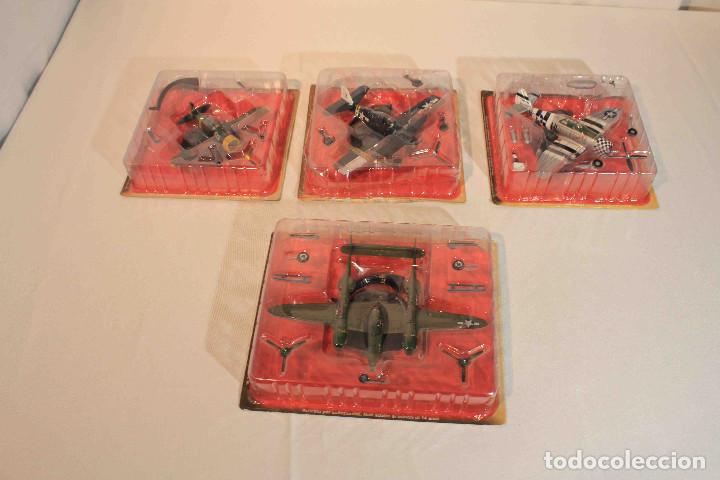 Vintage: SET 4 AVIONES PLOMO