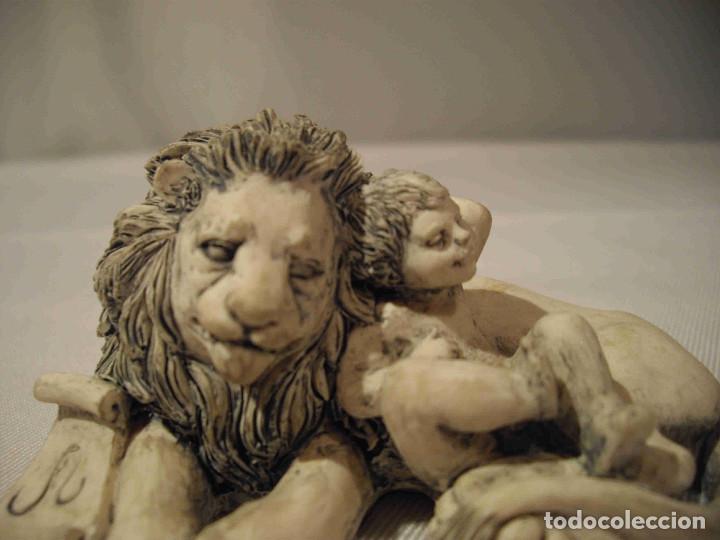 Vintage: FIGURA ALABASTRO LEO - Foto 6