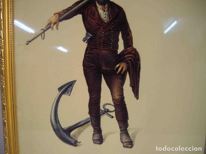 Vintage: LAMINA SOLDADO MARINA - Foto 3
