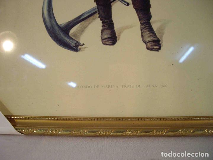 Vintage: LAMINA SOLDADO MARINA - Foto 4
