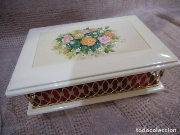 Vintage: JOYERO BEIGE - REJILLA RECTANGULAR. P - Foto 1