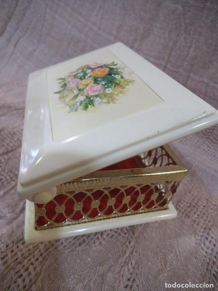 Vintage: JOYERO BEIGE - REJILLA RECTANGULAR. P - Foto 3